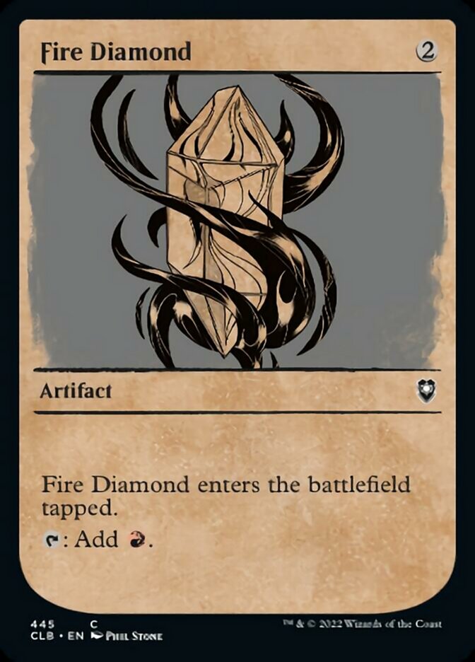 Fire Diamond (Showcase) [Commander Legends: Battle for Baldur's Gate] | Gaming Infinity