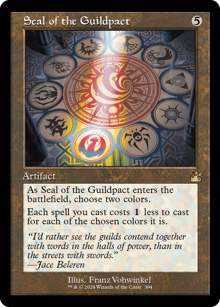 Seal of the Guildpact (Retro Frame) [Ravnica Remastered] | Gaming Infinity