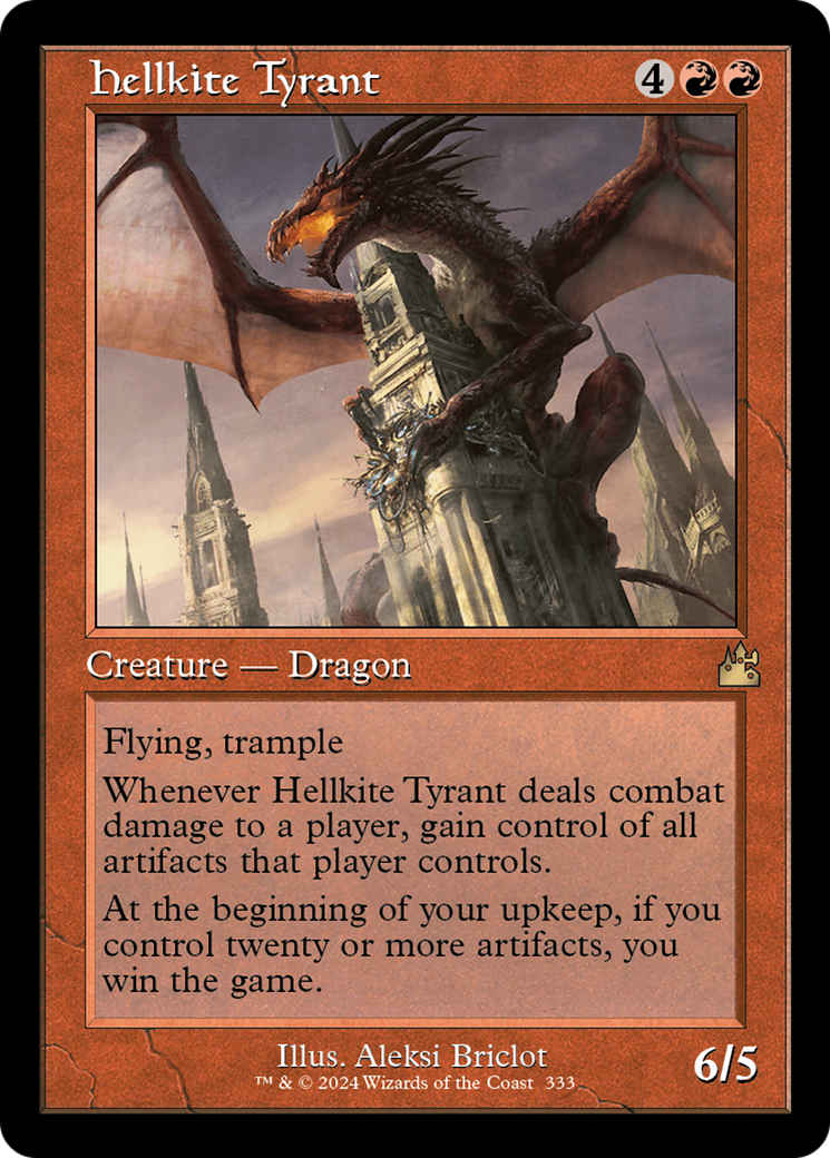 Hellkite Tyrant (Retro Frame) [Ravnica Remastered] | Gaming Infinity