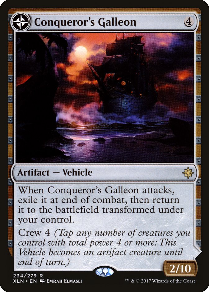 Conqueror's Galleon // Conqueror's Foothold [Ixalan] | Gaming Infinity