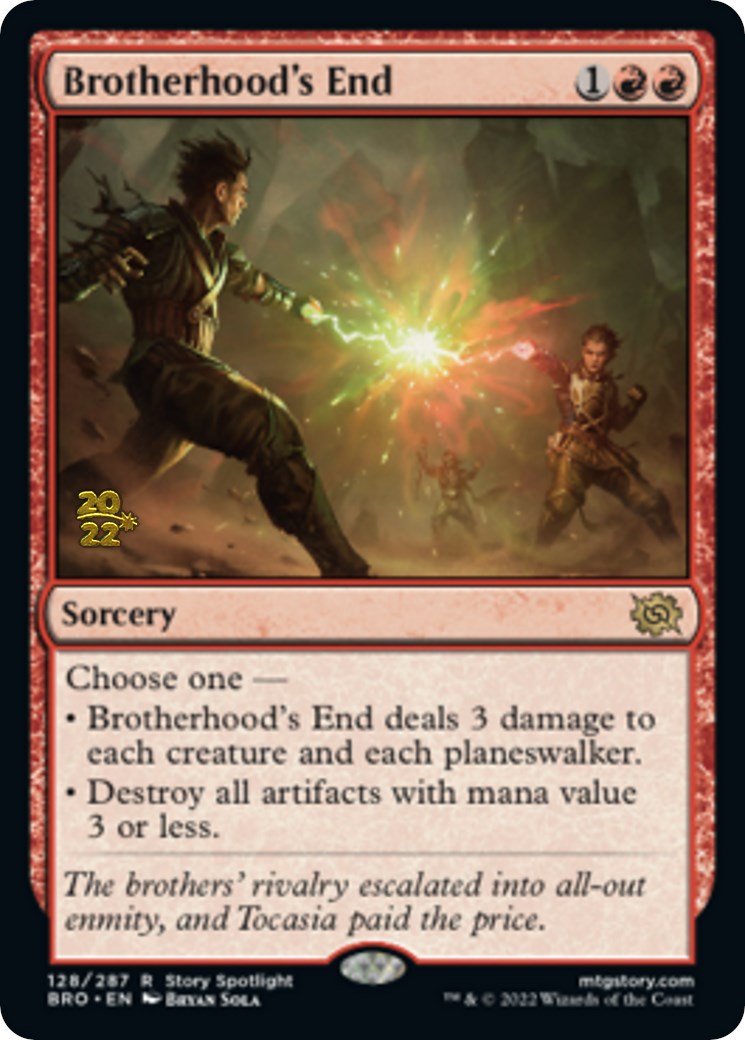 Brotherhood's End [The Brothers' War: Prerelease Promos] | Gaming Infinity