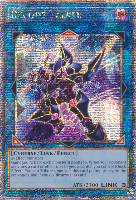 Decode Talker [TN23-EN009] Quarter Century Secret Rare | Gaming Infinity