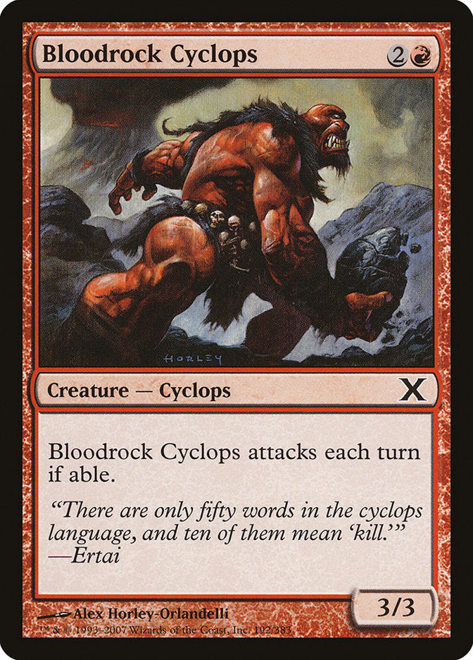 Bloodrock Cyclops [Tenth Edition] | Gaming Infinity