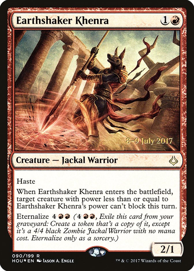 Earthshaker Khenra  [Hour of Devastation Prerelease Promos] | Gaming Infinity