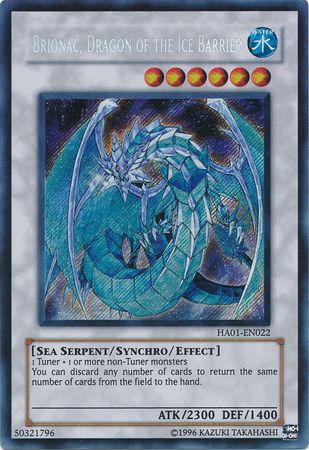 Brionac, Dragon of the Ice Barrier [HA01-EN022] Secret Rare | Gaming Infinity