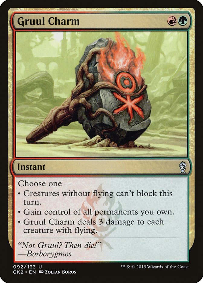 Gruul Charm [Ravnica Allegiance Guild Kit] | Gaming Infinity