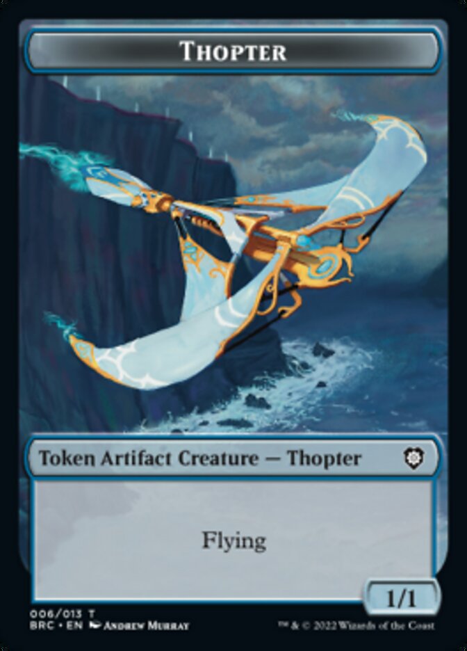 Copy // Thopter (006) Double-Sided Token [The Brothers' War Commander Tokens] | Gaming Infinity