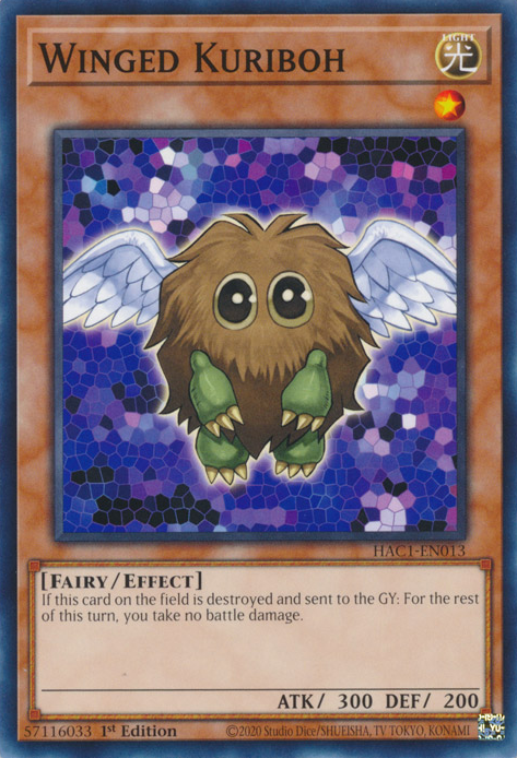 Winged Kuriboh [HAC1-EN013] Common | Gaming Infinity