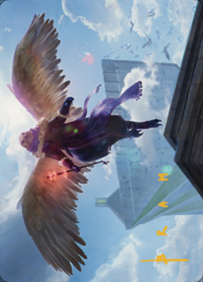 Balmor, Battlemage Captain Art Card 1 (Gold-Stamped Signature) [Dominaria United Art Series] | Gaming Infinity