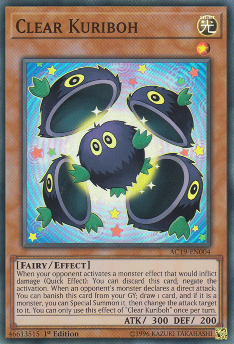 Clear Kuriboh [AC19-EN004] Super Rare | Gaming Infinity