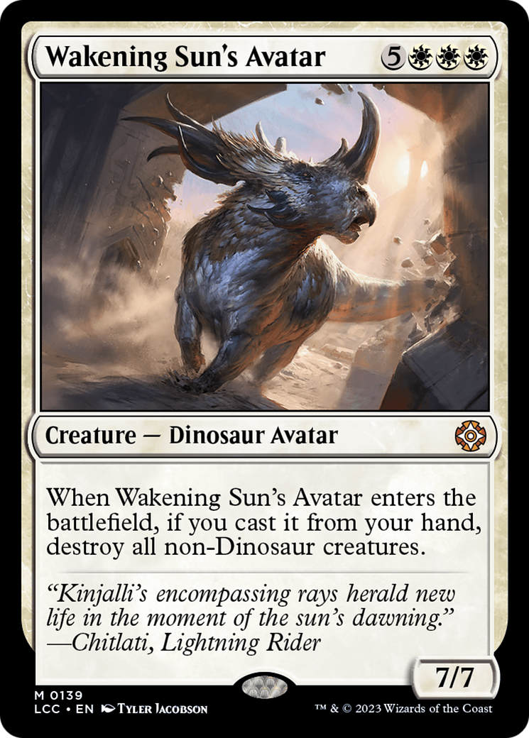 Wakening Sun's Avatar [The Lost Caverns of Ixalan Commander] | Gaming Infinity