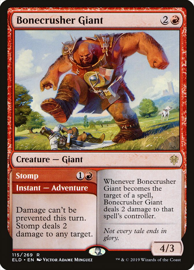 Bonecrusher Giant // Stomp [Throne of Eldraine] | Gaming Infinity