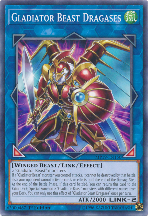 Gladiator Beast Dragases [MP19-EN150] Common | Gaming Infinity