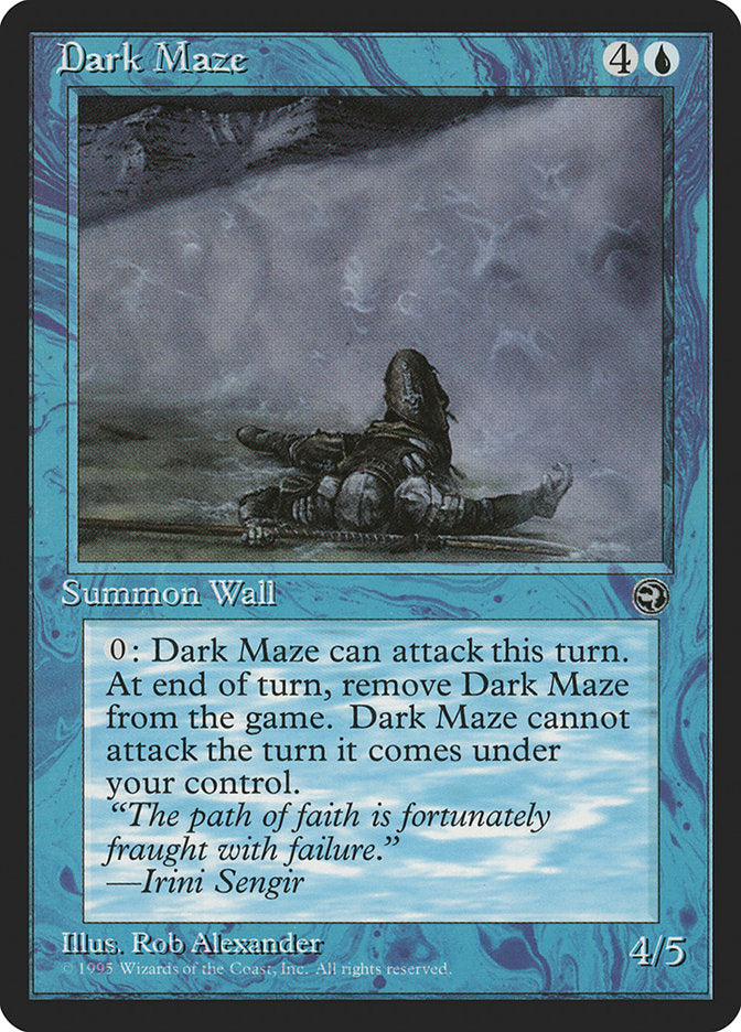 Dark Maze (Irini Sengir Flavor Text) [Homelands] | Gaming Infinity