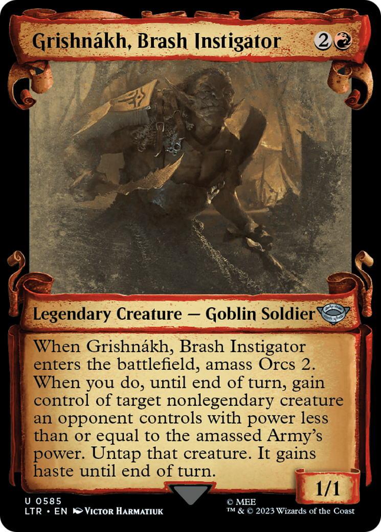 Grishnakh, Brash Instigator [The Lord of the Rings: Tales of Middle-Earth Showcase Scrolls] | Gaming Infinity