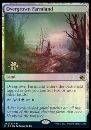 Overgrown Farmland [Innistrad: Midnight Hunt Prerelease Promos] | Gaming Infinity
