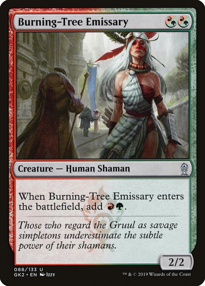 Burning-Tree Emissary [Ravnica Allegiance Guild Kit] | Gaming Infinity