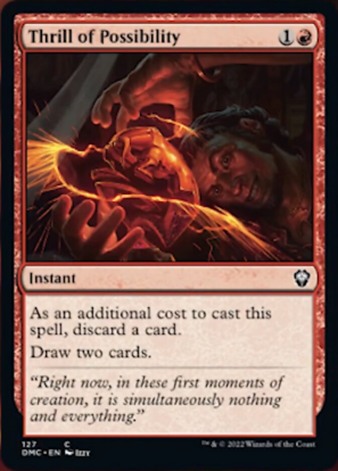 Thrill of Possibility [Dominaria United Commander] | Gaming Infinity