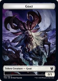 Goat // Satyr Double-sided Token [Theros Beyond Death Tokens] | Gaming Infinity