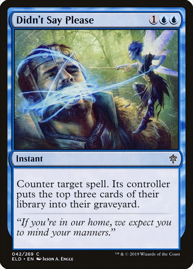 Didn't Say Please [Throne of Eldraine] | Gaming Infinity