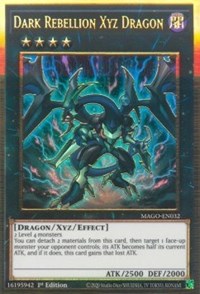 Dark Rebellion Xyz Dragon [MAGO-EN032] Gold Rare | Gaming Infinity