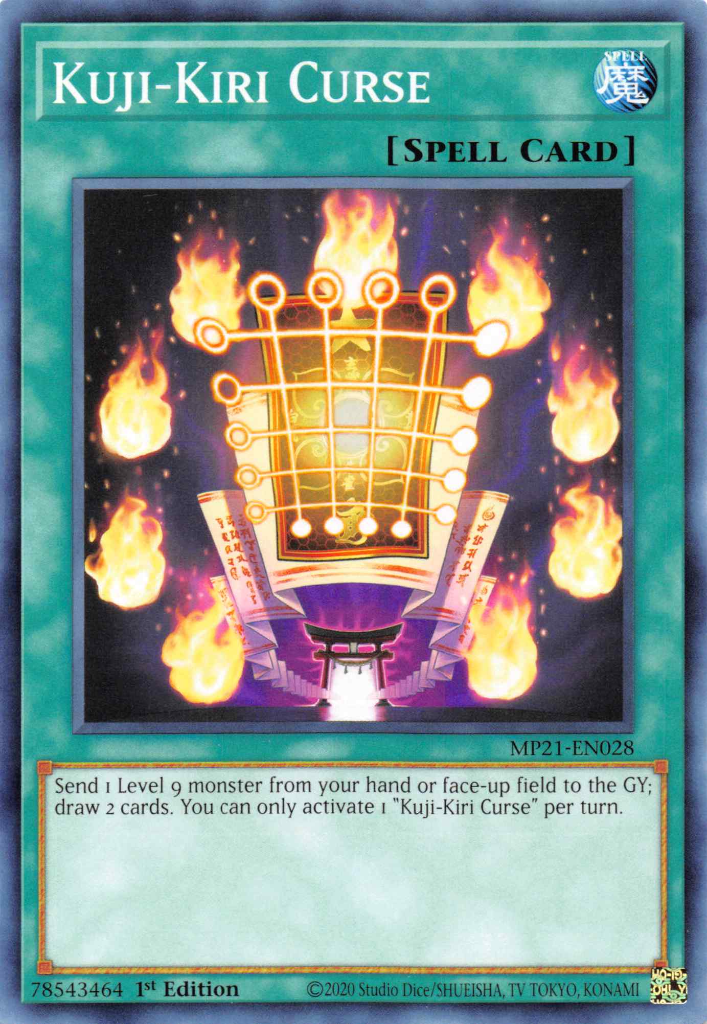 Kuji-Kiri Curse [MP21-EN028] Common | Gaming Infinity