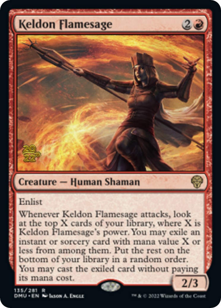 Keldon Flamesage [Dominaria United Prerelease Promos] | Gaming Infinity