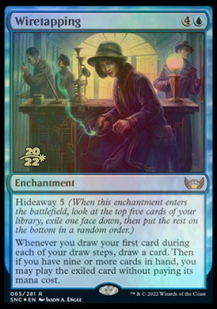 Wiretapping [Streets of New Capenna Prerelease Promos] | Gaming Infinity