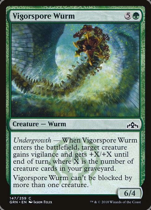 Vigorspore Wurm [Guilds of Ravnica] | Gaming Infinity