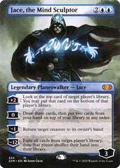 Jace, the Mind Sculptor (Borderless) [Double Masters] | Gaming Infinity