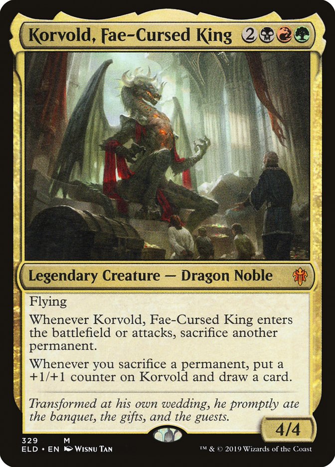 Korvold, Fae-Cursed King [Throne of Eldraine] | Gaming Infinity