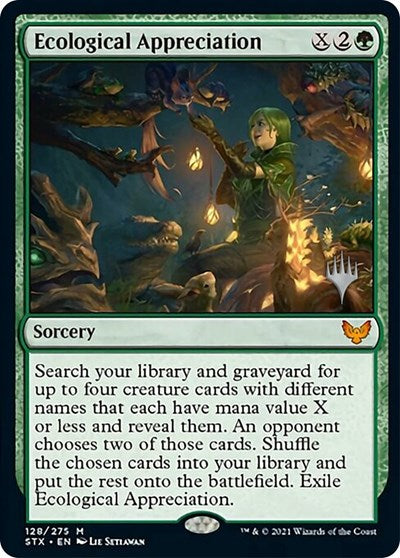 Ecological Appreciation (Promo Pack) [Strixhaven: School of Mages Promos] | Gaming Infinity