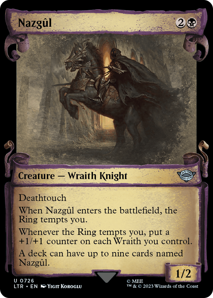 Nazgul (0726) [The Lord of the Rings: Tales of Middle-Earth Showcase Scrolls] | Gaming Infinity