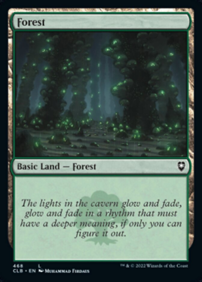 Forest (468) [Commander Legends: Battle for Baldur's Gate] | Gaming Infinity