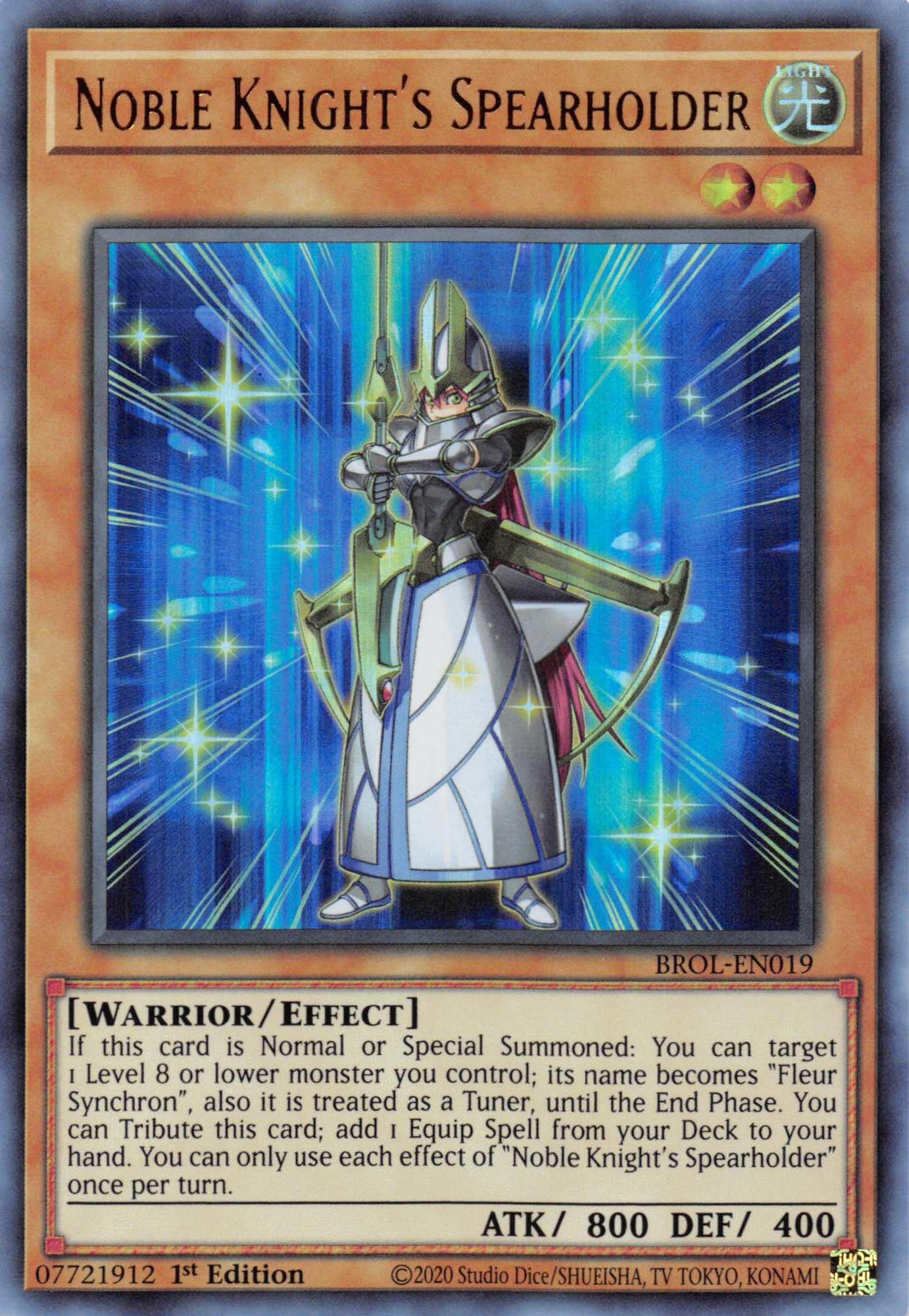Noble Knight's Spearholder [BROL-EN019] Ultra Rare | Gaming Infinity