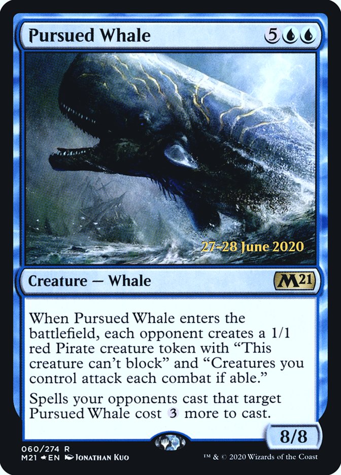 Pursued Whale  [Core Set 2021 Prerelease Promos] | Gaming Infinity