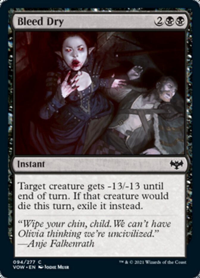 Bleed Dry [Innistrad: Crimson Vow] | Gaming Infinity