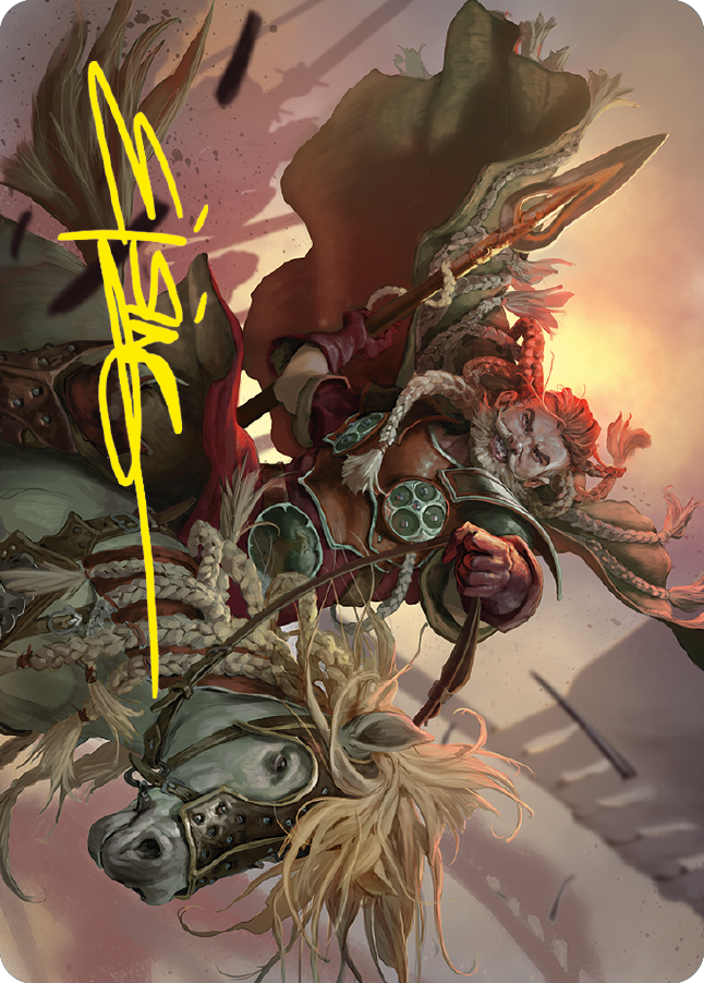 Eomer of the Riddermark Art Card (Gold-Stamped Signature) [The Lord of the Rings: Tales of Middle-earth Art Series] | Gaming Infinity