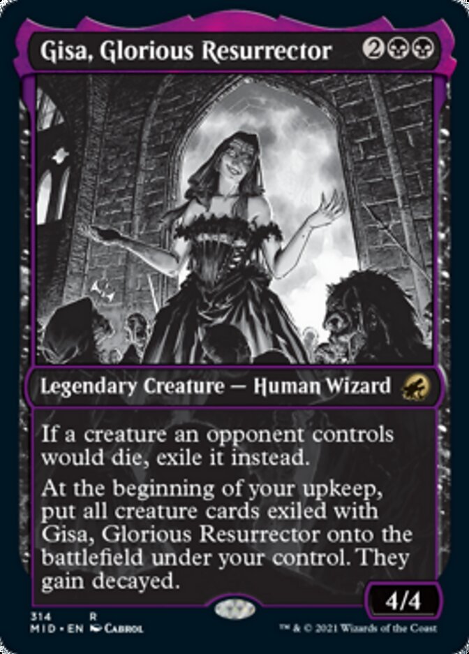 Gisa, Glorious Resurrector (Showcase Eternal Night) [Innistrad: Midnight Hunt] | Gaming Infinity