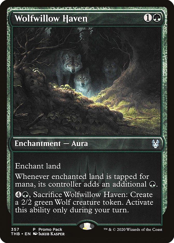 Wolfwillow Haven (Promo Pack) [Theros Beyond Death Promos] | Gaming Infinity