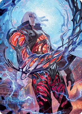 Tezzeret, Betrayer of Flesh Art Card [Kamigawa: Neon Dynasty Art Series] | Gaming Infinity