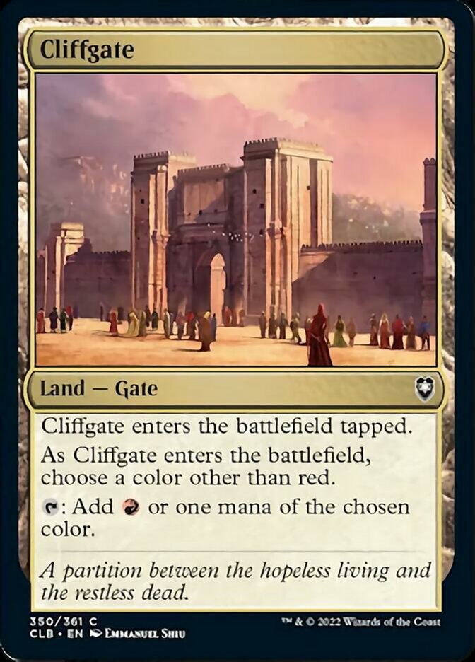 Cliffgate [Commander Legends: Battle for Baldur's Gate] | Gaming Infinity