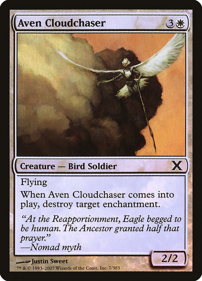 Aven Cloudchaser (Premium Foil) [Tenth Edition] | Gaming Infinity