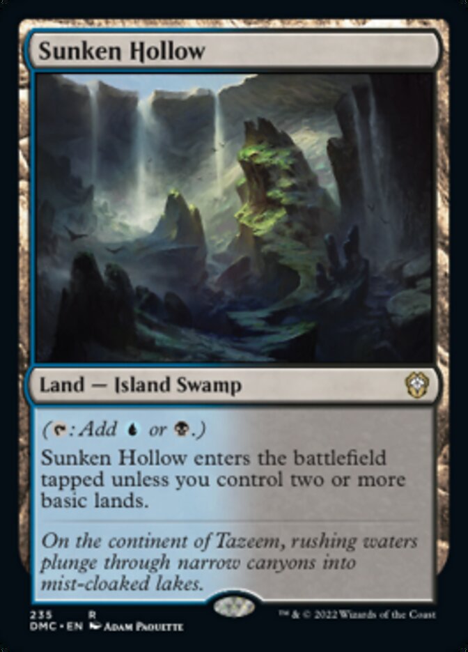 Sunken Hollow [Dominaria United Commander] | Gaming Infinity