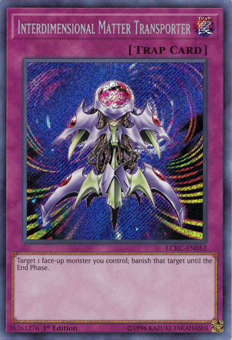 Interdimensional Matter Transporter [LCKC-EN052] Secret Rare | Gaming Infinity