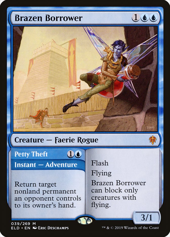 Brazen Borrower // Petty Theft [Throne of Eldraine] | Gaming Infinity