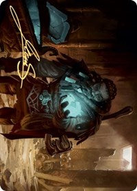 Vault Robber Art Card (Gold-Stamped Signature) [Kaldheim: Art Series] | Gaming Infinity