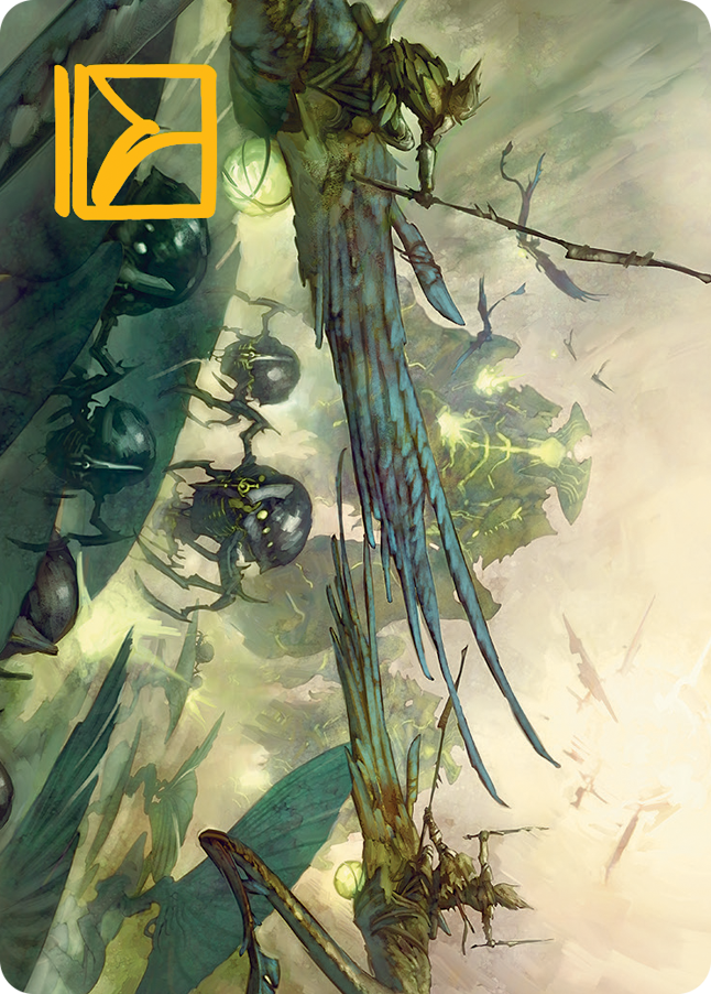 Invasion of Pyrulea Art Card (Gold-Stamped Signature) [March of the Machine Art Series] | Gaming Infinity