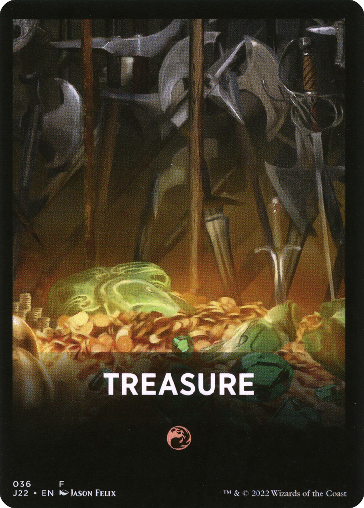 Treasure Theme Card [Jumpstart 2022 Front Cards] | Gaming Infinity