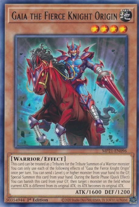 Gaia the Fierce Knight Origin [MP21-EN096] Rare | Gaming Infinity